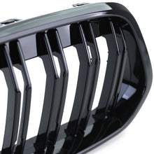 Sport Kühlergrill Doppelsteg Grill Nieren Schwarz Glanz Passend für BMW X2 F39 ab 18