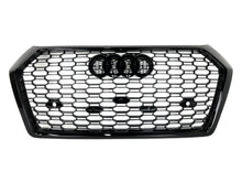 Schwarz Wabengrill Kühlergrill Front Grill für Audi Q5 SQ5 FY S Line 2017-2020