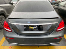 Heckspoiler Heckflügel E63 Optik Spoiler Schwarz Glanz für Mercedes W213 Spoiler Limo 16-19 sp5
