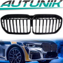 Kühlergrill Grill Nieren Schwarz Optik Passend für BMW 7er G11 G12 LCI 2019+