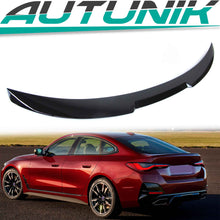 Heckspoiler Spoiler Lippe Schwarz Glanz Passend für BMW 4er G26 Gran Coupe ab 2021
