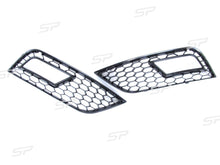 Nebelscheinwerfer Waben Gitter Schwarz für Audi A4 B8 B8.5 Serienstoßstange 2012-2015