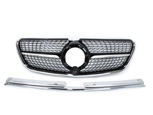Kühlergrill Front Grill Diamant Schwarz Diamantgrill für Mercedes VITO W447 ab 2019