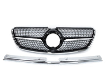 Kühlergrill Front Grill Diamant Schwarz Diamantgrill für Mercedes VITO W447 ab 2019