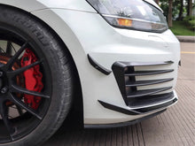 Front Stoßstange Flics Flaps Flossen Schwarz für VW Golf VII 7 GTI 2013-2016
