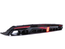 Diffusor Heckdiffusor + Auspuffblenden Schwarz für Mercedes S-Klasse W222 V222 AMG Line 2013-2017 di136