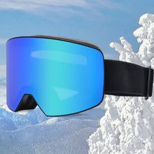 OTG Skibrille Snowboard Brille mit Anti-Rutsch-Band für Damen Herren Zylinder Verspiegelt Magnet-Wechselsystem