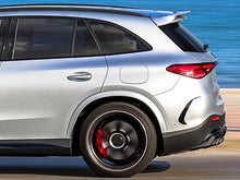 Heck Stoßstange Areo Flaps Flossen Schwarz Glanz für Mercedes GLC X254 AMG-Line ab 2022 pz120