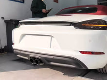 Sport Auspuff Auspuffblenden Endrohre Schwarz für Porsche 718 Cayman Boxster ab 2016 Benzin et187