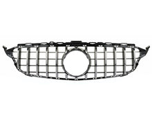 GT LOOK Chrom Kühlergrill Frontgrill Front Grill für Mercedes Benz C Klasse W205 S205 C205 A205 2014 2015 2016 2017 2018