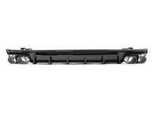Schwarz Diffusor Heckdiffusor + Auspuffblenden für AUDI A6 S6 C8 Limo Avant S-Line ab 2018 di92