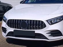 Kühlergrill Grill Panamericana Schwarz Chrom für Mercedes Benz A-Klasse W177 ab 2018