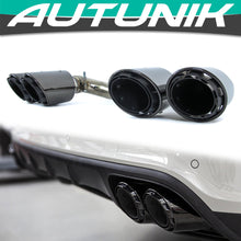 Sport Auspuff Auspuffblenden Endrohre Schwarz für Porsche Cayenne PO536 9YA 2018+ et132
