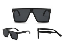 Polarisierte Sonnenbrille Rechteckige Brille Rahmen Unisex Gläser für Damen Herren 1302