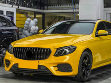 Kühlergrill Grill Panamericana Schwarz Glanz für Mercedes E-Klasse W213 S213 VFL 2016-2021