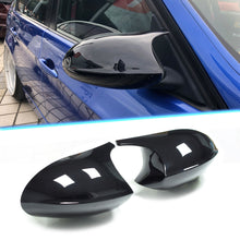 Spiegelkappen Außenspiegelkappen Schwarz Passend für BMW 1er E81 E82 E87 E88 3er E90 E91 E92 E93 Vor LCI