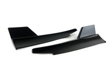 Heckansatz Aero Flaps Flics Flossen Schwarz für Mercedes CLA C117 13-19