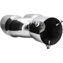 76mm Auspuffblende Endrohr Auspuff Massiv Duplex 225 x 163mm UNIVERSAL
