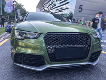 Glänzend Schwarz Wabengrill Kühlergrill Grill für AUDI A5 S5 8T B8 Sportback Coupe Facelift 2012-2016
