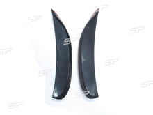 Front Stoßstange Flics Aero Flossen Flaps für Mercedes Benz C Klasse W205 C205 A205 AMG Line Modf 2018+ pz12