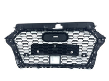 Schwarz Kühlergrill Frontgrill für AUDI A3 8V Wabengrill mit ACC S Line MOPF 2016+ fg170