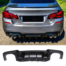 Schwarz Glanz Heckdiffusor Diffusor 4-rohr Passend für BMW 5er F10 F11 M Paket 10-17
