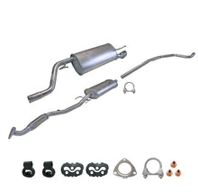 Komplette Auspuffanlage ab Kat Für Opel Corsa D 1.4 Flexrohr 2009-2014 mit Chrom