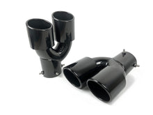 Schwarz Endrohre Auspuff Blenden für BMW G20 G21 G22 G42 M Sport 19+ et308