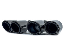Auspuffblende Endrohre Endrohrblende Schwarz für Porsche Panamera 970 2009-2013 et215