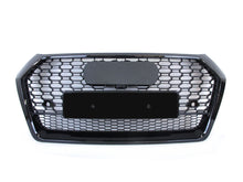 Schwarz Glanz Wabengrill Front Grill für Audi Q5 FY Kühlergrill 2017-2020 mit PDC
