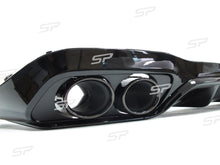 NUR BENZIN E53 Heckdiffusor Diffusor Auspuff Schwarz für Mercedes W213 Diffusor S213 AMG Line 16-19 di25
