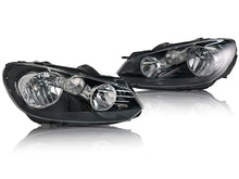Paar Scheinwerfer Frontscheinwerfer Halogen für VW Golf 6 08-12 TSI TDI