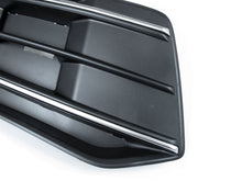 Lüftungsgitter Nebelscheinwerferblenden Gitter Schwarz Glanz für Audi Q5 FY Serien. 2017-2020
