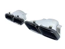 Heckdiffusor Auspuff Schwarz für Mercedes CLS Diffusor W218 C218 AMG Line 15-18 Facelift