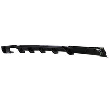 Heckdiffusor Endrohr Doppelrohr Schwarz Glanz Passend für BMW F30 F31 316 318 320