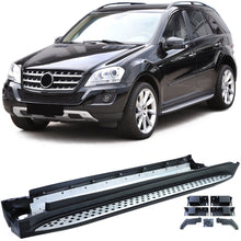 Alu Trittbretter Schweller OE Optik mit ABE für Mercedes ML W164 M Klasse 05-11