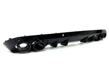 NEU Heckdiffusor Auspuff Blenden Schwarz Glanz für Mercedes C Kl. W205 S205 Seriens. di212