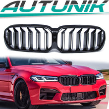 Kühlergrill Nieren Grille Grill Doppelsteg Passend für BMW 5er G30 G31 LCI ab 07.2020