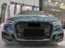 Schwarz Grill Kühlergrill Wabengrill für AUDI A3 S3 8V ohne ACC S Line MOPF 16-20 fg164