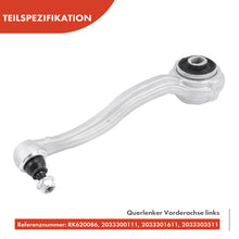 Querlenker Radaufhängung Vorne links für Mercedes W203 204 C204 CL203 CLK SLK
