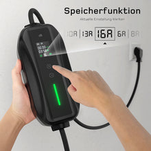 6M Typ 2 EV Ladegerät Tragbare 6-16A Schaltbar Modus 2 EV ladekabel Schuko 3.6kW
