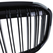 Schwarz Kühlergrill Grill Nieren Doppelsteg Passend für BMW X7 G07 mit Kamera ab19