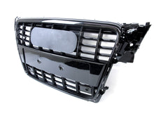 Schwarz Kühlergrill Wabengrill Frontgrill für Audi A4 S4 B8 Avant Limo 2008-2011 fg224