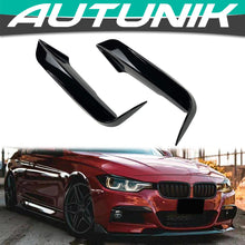 Front Spoiler Stoßstange Aero Flaps Flossen Passend für BMW 3er F30 F31 M Sport Paket 2013-2019