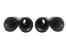 Glanz Carbon Duplex Sportauspuff Auspuffblenden Endrohre Passend für AUDI BMW VW Universal 60-64mm et258