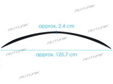 Glanz Schwarz Heckspoiler Spoilerlippe Spoiler für Mercedes W205 C63 AMG Limo ab14 sp6