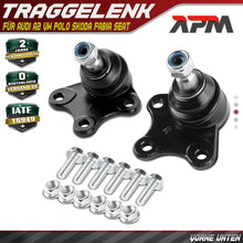 2x Traggelenk Führungsgelenk Vorne unten für Audi A2 VW Polo Skoda Fabia Seat