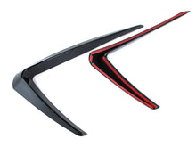 Front Stoßstange Flics Flaps Flossen Schwarz für VW Golf VII 7 GTI 2013-2016