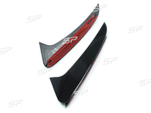 Heck Flossen Flaps Canards Splitter Aero Flics für Mercedes C-Klasse S205 Kombi C43 AMG Line 2015-2018 pz16