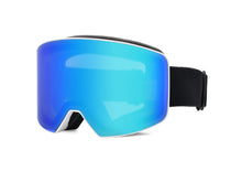 OTG Skibrille Snowboard Brille mit Anti-Rutsch-Band für Damen Herren Zylinder Verspiegelt Magnet-Wechselsystem